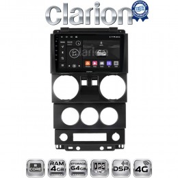 CLARION GL72748B Οθόνη OEM Multimedia Αυτοκινήτου για JEEP WRANGLER 2007 > 2011 (CarPlay/AndroidAuto/BT/GPS/WIFI/GPRS) electriclife