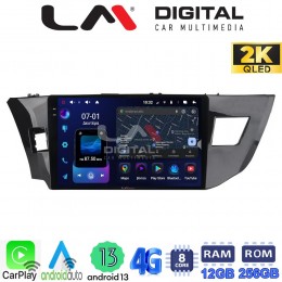 LM ZS8126 GPS Οθόνη OEM Multimedia Αυτοκινήτου για TOYOTA COROLLA 2013>2016 (CarPlay/AndroidAuto/BT/GPS/WIFI/GPRS) electriclife