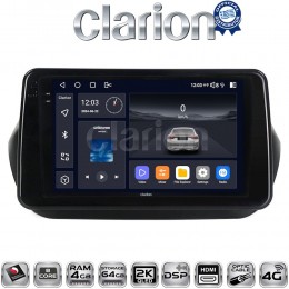 CLARION GL74195 Οθόνη OEM Multimedia Αυτοκινήτου για Fiorino, Citroen, Nemo, Bipper (CarPlay/AndroidAuto/BT/GPS/WIFI/GPRS) electriclife