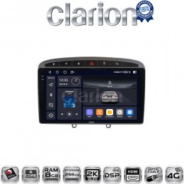 CLARION GL75083 Οθόνη OEM Multimedia Αυτοκινήτου για PG 308 2007>2012 (CarPlay/AndroidAuto/BT/GPS/WIFI/GPRS) electriclife