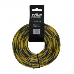 4-4 Connect  4-Ns10blye12  Four Connect Nylonsock Black/yellow 12/25mm 10m Άμεση Παράδοση