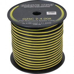 Ground Zero  Gzsc 2-4.00x  Gzsc 2-4.00x
2x 4 mm² Speaker Wire Άμεση Παράδοση