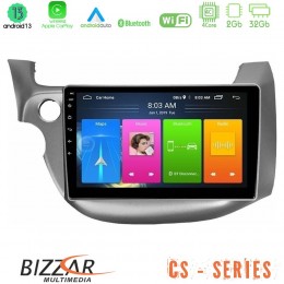 Bizzar cs Series 4core Android13 2+32gb Honda Jazz 2009-2013 Navigation Multimedia Tablet 10 u-cs-Hd0197