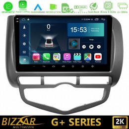 Bizzar g+ Series Honda Jazz 2002-2008 (Auto A/c) 8core Android12 6+128gb Navigation Multimedia Tablet 9 u-g-Hd0893