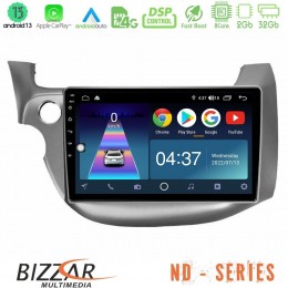 Bizzar nd Series 8core Android13 2+32gb Honda Jazz 2009-2013 Navigation Multimedia Tablet 10 u-nd-Hd0197