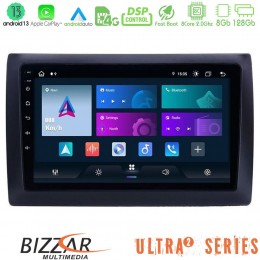 Bizzar Ultra Series Fiat Stilo 8core Android13 8+128gb Navigation Multimedia Tablet 9 u-ul2-Ft0824