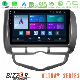 Bizzar Ultra Series Honda Jazz 2002-2008 (Auto A/c) 8core Android13 8+128gb Navigation Multimedia Tablet 9 u-ul2-Hd0893