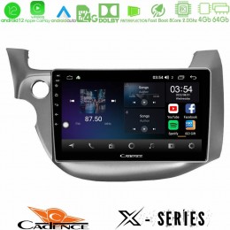 Cadence x Series Honda Jazz 2009-2013 8core Android12 4+64gb Navigation Multimedia Tablet 10 u-x-Hd0197