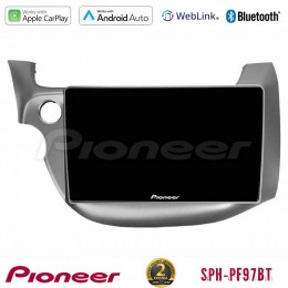 Pioneer sph-Pf97bt Series    Honda Jazz 2009-2013 Multimedia Station 9 (Tablet Style) με Carplay &Amp; Android Auto u-sph-Hd0197