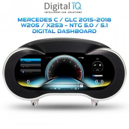 DIGITAL IQ DGU 986_IC (12.3in) MERCEDES C W205 / GLC X253 mod. 2015-2018 DIGITAL DASHBOARD