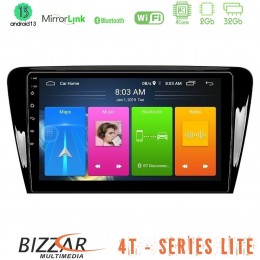 Bizzar 4t Series Skoda Octavia 7 4core Android13 2+32gb Navigation Multimedia Tablet 10 u-lvb-Sk007