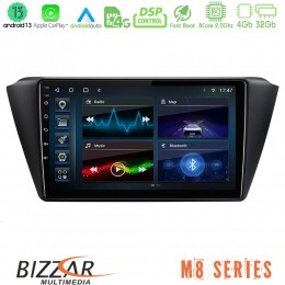 Bizzar m8 Series Skoda Fabia 2015-2021 8core Android13 4+32gb Navigation Multimedia Tablet 9 u-m8-Sk0150