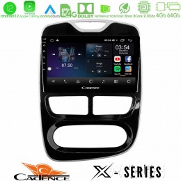 Cadence x Series Renault Clio 2012-2016 8core Android12 4+64gb Navigation Multimedia Tablet 10 u-x-Rn783