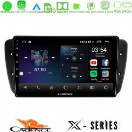 Cadence x Series Seat Ibiza 2008-2012 8core Android12 4+64gb Navigation Multimedia Tablet 9 u-x-St0499