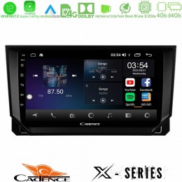 Cadence x Series Seat Arona/ibiza 8core Android12 4+64gb Navigation Multimedia Tablet 9 u-x-St0888