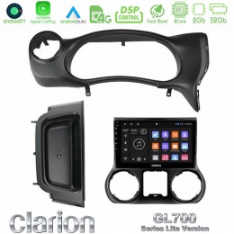 Clarion Gl700 Lite Series 8core Android11 2+32gb Jeep Wrangler 2014-2017 Navigation Multimedia Tablet 9 με Carplay &Amp; Android Auto u-G72l-Jp0788