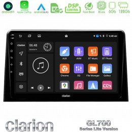 Clarion Gl700 Lite Series 8core Android11 6+128gb Peugeot Partner / Citroën Berlingo 2020-&Gt; Navigation Multimedia Tablet 10 με Carplay &Amp; Android Auto u-G76l-Ct1028