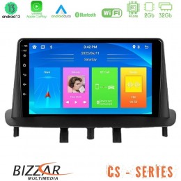 Bizzar cs Series 4core Android13 2+32gb Renault Megane 3 2009-2013 Navigation Multimedia Tablet 9 u-cs-Rn0718