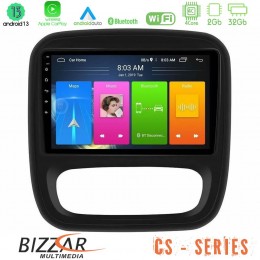 Bizzar cs Series 4core Android13 2+32gb Renault/nissan/opel/fiat Navigation Multimedia Tablet 9 u-cs-Rn1102