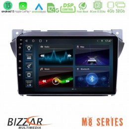 Bizzar m8 Series Suzuki Alto &Amp; Nissan Pixo 8core Android13 4+32gb Navigation Multimedia Tablet 9 u-m8-Sz0423