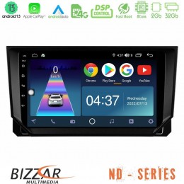 Bizzar nd Series 8core Android13 2+32gb Seat Arona/ibiza Navigation Multimedia Tablet 9 u-nd-St0888