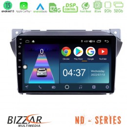 Bizzar nd Series Suzuki Alto &Amp; Nissan Pixo 8core Android13 2+32gb Navigation Multimedia Tablet 9″ u-nd-Sz0423