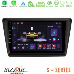 Bizzar s Series Skoda Rapid 2013-2017 8core Android13 6+128gb Navigation Multimedia Tablet 9 u-s-Sk1067