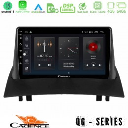 Cadence qg Series 8core Android13 4+64gb Renault Megane 2 2002-2008 Navigation Multimedia Tablet 9 u-qg-Rn0717