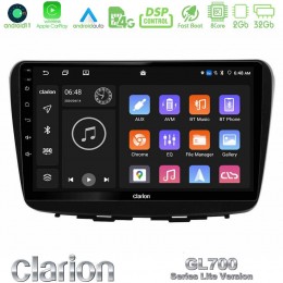 Clarion Gl700 Lite Series 8core Android11 2+32gb Suzuki Baleno 2016-2021 Navigation Multimedia Tablet 9 με Carplay &Amp; Android Auto u-G72l-Sz0513