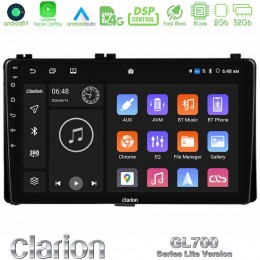 Clarion Gl700 Lite Series 8core Android11 2+32gb Toyota Corolla/auris 2017-2019  Navigat-ion Multimedia Tablet 9 με Carplay &Amp; Android Auto u-G72l-Ty1106