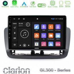 Clarion Gl300 Series 4core Android11 2+32gb Seat Ibiza 2012-2015 Navigation Multimedia Tablet 9 με Carplay &Amp; Android Auto u-gl3-St1832