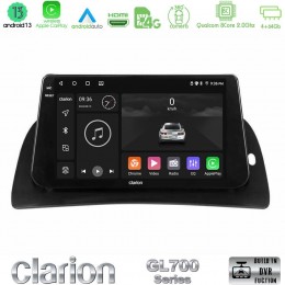 Clarion Gl700 Series 8core Android13 4+64gb Renault Kangoo 2013-2018 Navigation Multimedia Tablet 9 με Carplay &Amp; Android Auto u-gl7-Rn1027