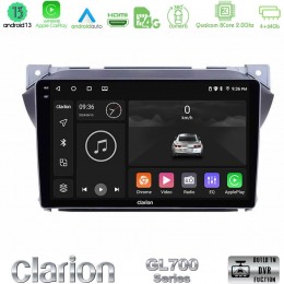 Clarion Gl700 Series Suzuki Alto &Amp; Nissan Pixo 8core Android13 4+64gb Navigation Multimedia Tablet 9″ με Carplay &Amp; Android Auto u-gl7-Sz0423