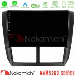 Nakamichi Nam5260 Series 4core Android12 4+64gb Subaru Forester Navigation Multimedia Tablet 9 με Carplay & Android Auto u-n44-Su0299