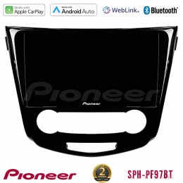 Pioneer sph-Pf97bt Series    Nissan Qashqai j11 (Manual A/c) Multimedia Station 9 (Tablet Style) με Carplay &Amp; Android Auto u-sph-Ns0004m