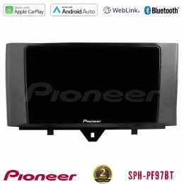 Pioneer sph-Pf97bt Series    Smart 451 Facelift Multimedia Station 9 (Tablet Style) με Carplay &Amp; Android Auto u-sph-Sm0831