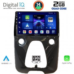 DIGITAL IQ BXC 3708_CPAA A/C (10inc) MULTIMEDIA TABLET for CITROEN C1-PEUGEOT 108-TOYOTA AYGO mod. 2014-2022