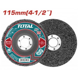 TOTAL ΣΠΟΓΓΩΔΗΣ ΔΙΣΚΟΣ ΚΑΘΑΡΙΣΜΟΥ & ΛΕΙΑΝΣΗΣ 115mm (TAC651151)