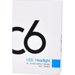 h7 c6 Autoline H7 LED Headlights C6 12V / 24V 2τμχ 14210