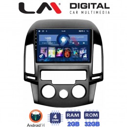 LM Digital - LM ZL4043AC GPS Οθόνη OEM Multimedia Αυτοκινήτου για HYUNDAI i30 2007-2012  (BT/GPS/WIFI) electriclife