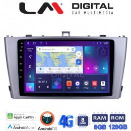 LM Digital - LM ZT8027 GPS Οθόνη OEM Multimedia Αυτοκινήτου για TOYOTA AVENSIS T27 2009 > 2016  (CarPlay/AndroidAuto/BT/GPS/WIFI/GPRS) electriclife