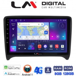 LM Digital - LM ZT8078 GPS Οθόνη OEM Multimedia Αυτοκινήτου για AUDI TT  2007 > 2014 (CarPlay/AndroidAuto/BT/GPS/WIFI/GPRS) electriclife