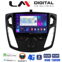 LM Digital - LM ZT8150 GPS Οθόνη OEM Multimedia Αυτοκινήτου για FORD FOCUS 2015>2018 (CarPlay/AndroidAuto/BT/GPS/WIFI/GPRS) electriclife