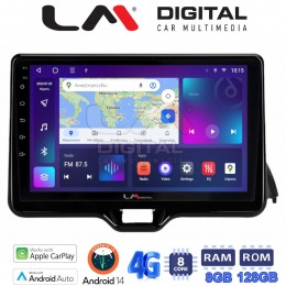 LM Digital - LM ZT8554 GPS Οθόνη OEM Multimedia Αυτοκινήτου για TOYOTA YARIS 2020> (CarPlay/AndroidAuto/BT/GPS/WIFI/GPRS) electriclife