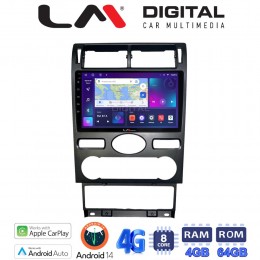 LM Digital - LM ZC8104 GPS Οθόνη OEM Multimedia Αυτοκινήτου για Ford Mondeo 2003 > 2006 (CarPlay/AndroidAuto/BT/GPS/WIFI/GPRS) electriclife