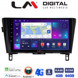 LM Digital - LM ZC8473 GPS Οθόνη OEM Multimedia Αυτοκινήτου για NISSAN QASHQAI & XTRAIL 2014> (CarPlay/AndroidAuto/BT/GPS/WIFI/GPRS) electriclife