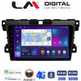 LM Digital - LM ZR8097 GPS Οθόνη OEM Multimedia Αυτοκινήτου για MAZDA CX7 2006> (CarPlay/AndroidAuto/BT/GPS/WIFI/GPRS) electriclife