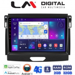 LM Digital - LM ZR8574 GPS Οθόνη OEM Multimedia Αυτοκινήτου για Ford Ranger 2015 > 2020 (CarPlay/AndroidAuto/BT/GPS/WIFI/GPRS) electriclife