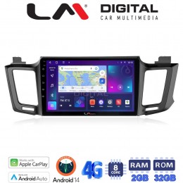 LM Digital - LM ZR8947 GPS Οθόνη OEM Multimedia Αυτοκινήτου για TOYOTA RAV 4  2013 > 2020 (CarPlay/AndroidAuto/BT/GPS/WIFI/GPRS) electriclife