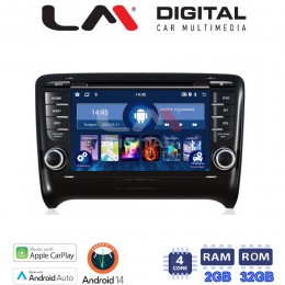 LM Digital - LM N4078 GPS Οθόνη OEM Multimedia Αυτοκινήτου για AUDI TT 2007 > 2014 (CarPlay/AndroidAuto/BT/GPS/WIFI) electriclife